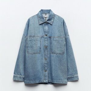 Zara Oversized Denim Jacket Z1975